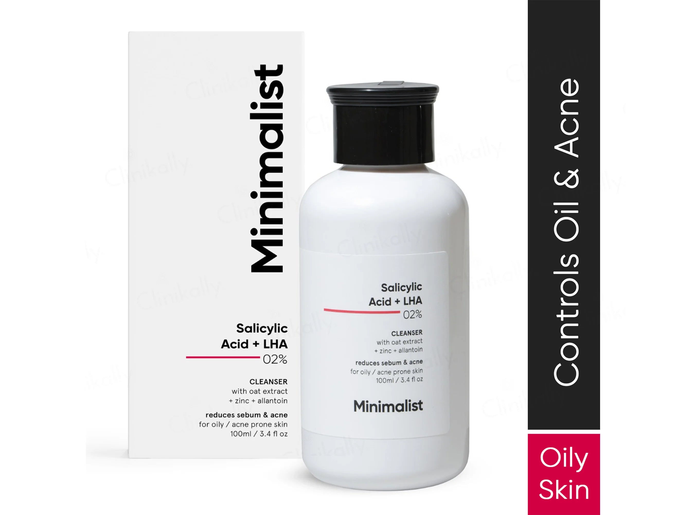 Minimalist - Salicylic Acid + LHA 02% Cleanser for Oily / Acne Prone Skin Face Wash 100ml