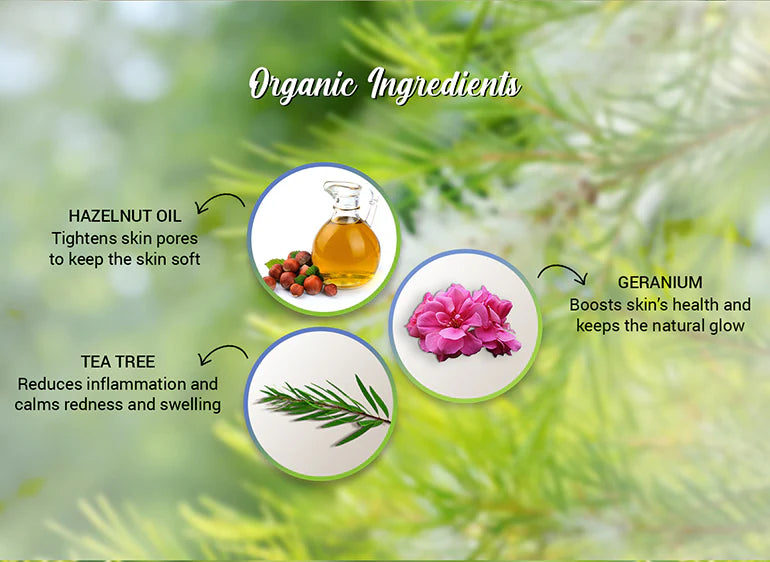 Biotique Tea Tree Treament Essential Face Oil with Hazelnut & Geranium 30ml