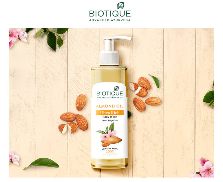 Biotique Almond Oil Ultra Rich Body Wash 200ml