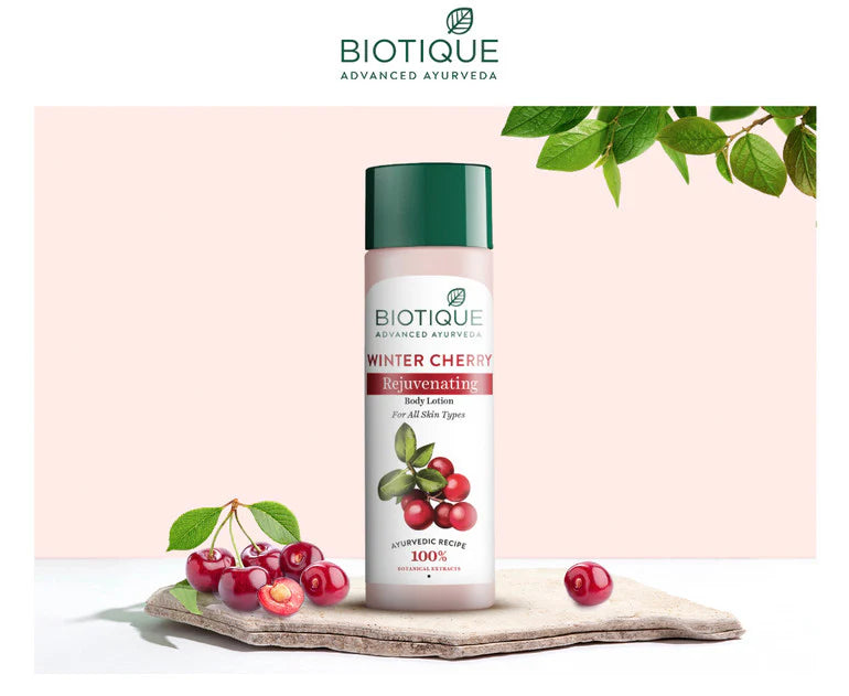 Biotique Bio Winter Cherry Rejuvenating Body Nourisher 120ml