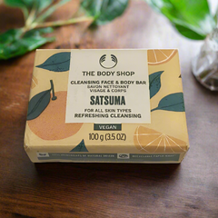 The Body Shop - Satsuma Cleansing Face & Body Bar 100G
