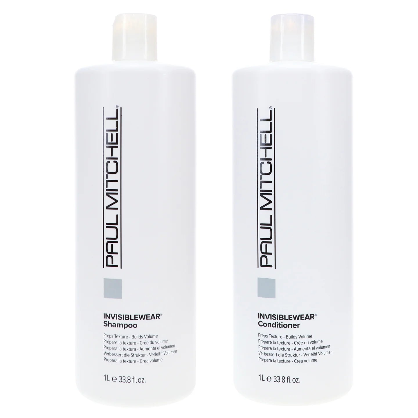 Paul Mitchell Invisiblewear Shampoo & Conditioner 1000ml Duo - Kess Hair and Beauty