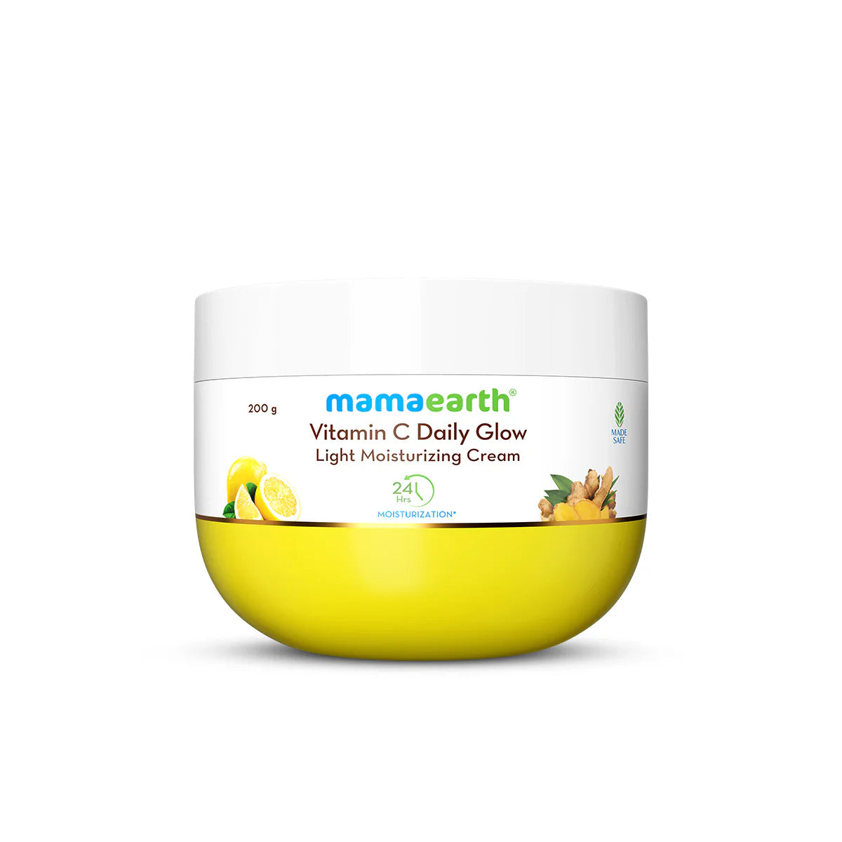 Mamaearth - Vitamin C Daily Glow Light Moisturizing Cream with Turmeric & Vitamin C for Skin Brightening 200g
