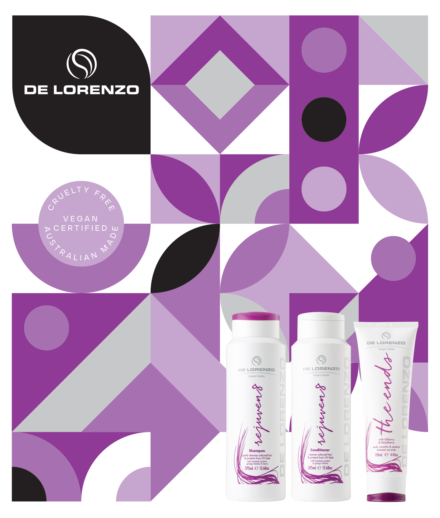 DeLorenzo Protect and Seal Trio Gift Set - Kess Hair and Beauty