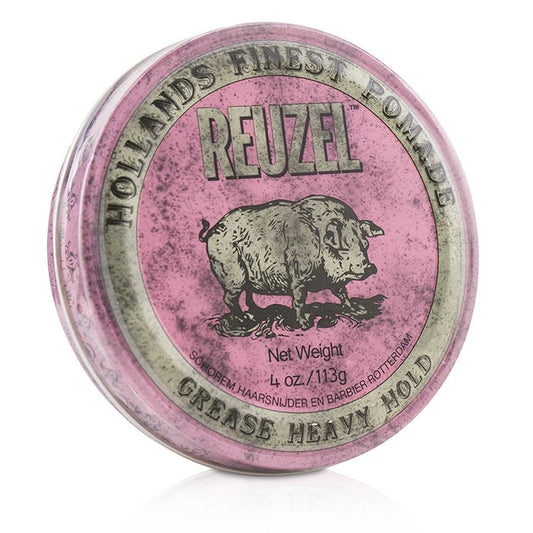 Reuzel Pink Heavy Hold Grease 113g - Kess Hair and Beauty