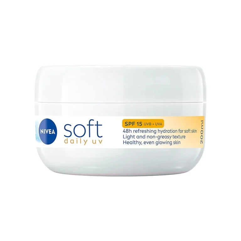 NIVEA Soft Daily UV Light Moisturising Cream with SPF-15 100ml