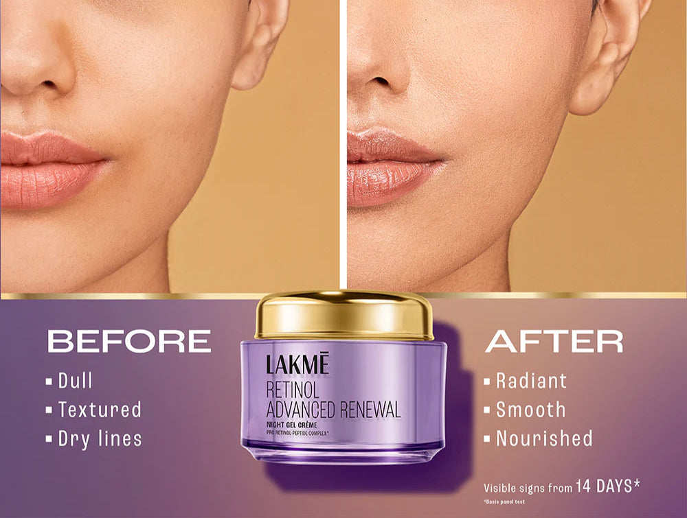 Lakme Retinol Night Cream With Pro-Retinol C Complex 50g