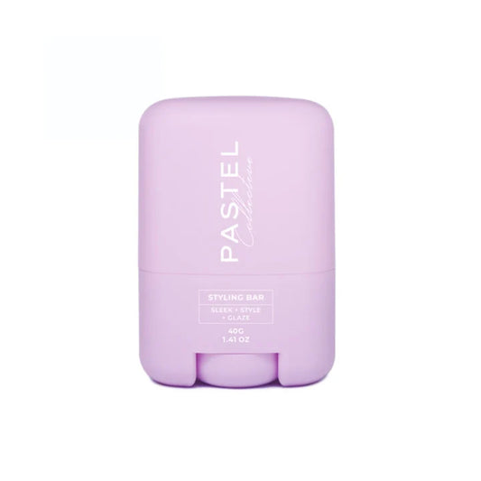 Lavender hair styling bar, 40g; logo and front label visible on the stick