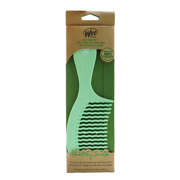 Wet Brush Go Green Tea Tree Oil Infused Treatment Comb - Kess Hair and Beauty