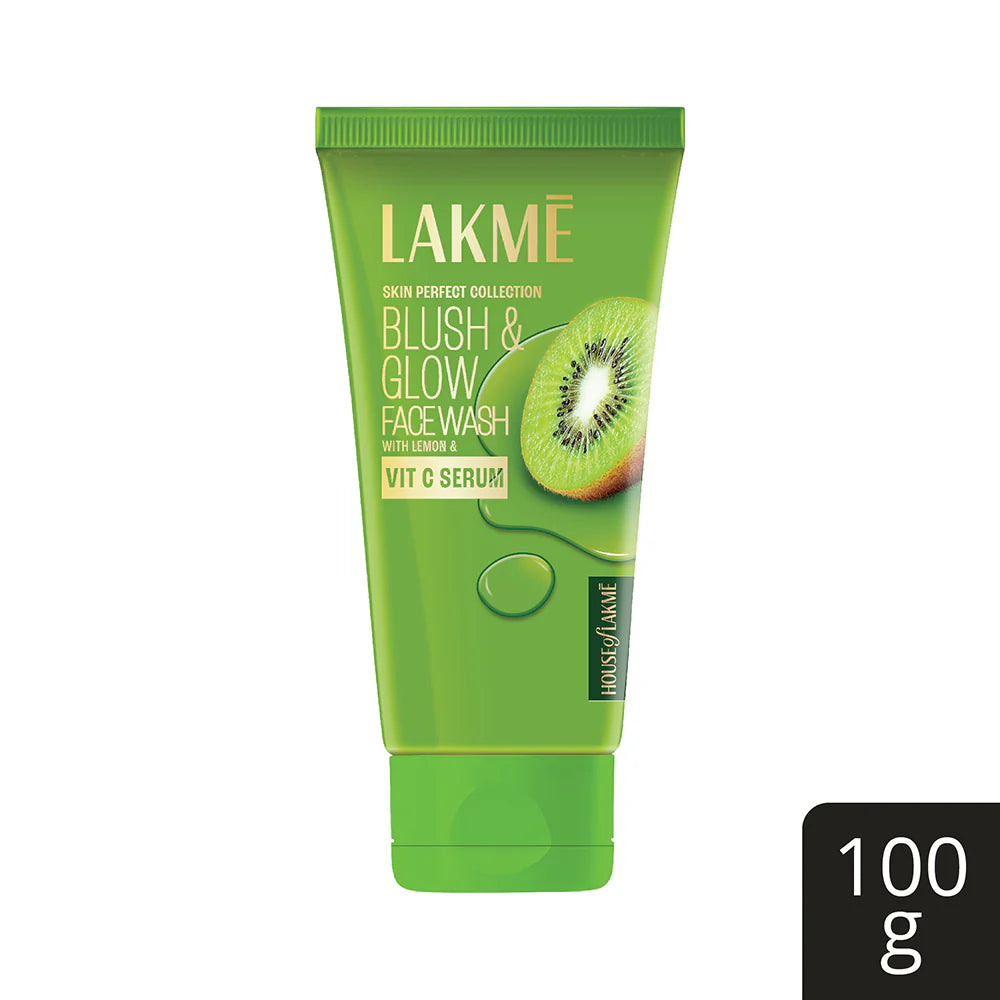 Lakme Blush & Glow Kiwi Freshness Gel Face Wash With Kiwi Extracts 100g