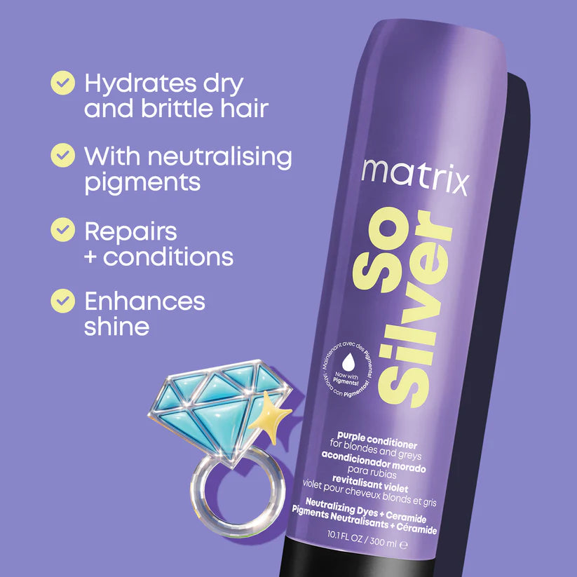 Matrix Total Results So Silver Duo Gift Pack - Kess Hair and Beauty