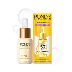 Pond's  SPF 50 PA+++ UVA UVB Protect & Bright Serum Sunscreen with Niacinamide C - 14 ml