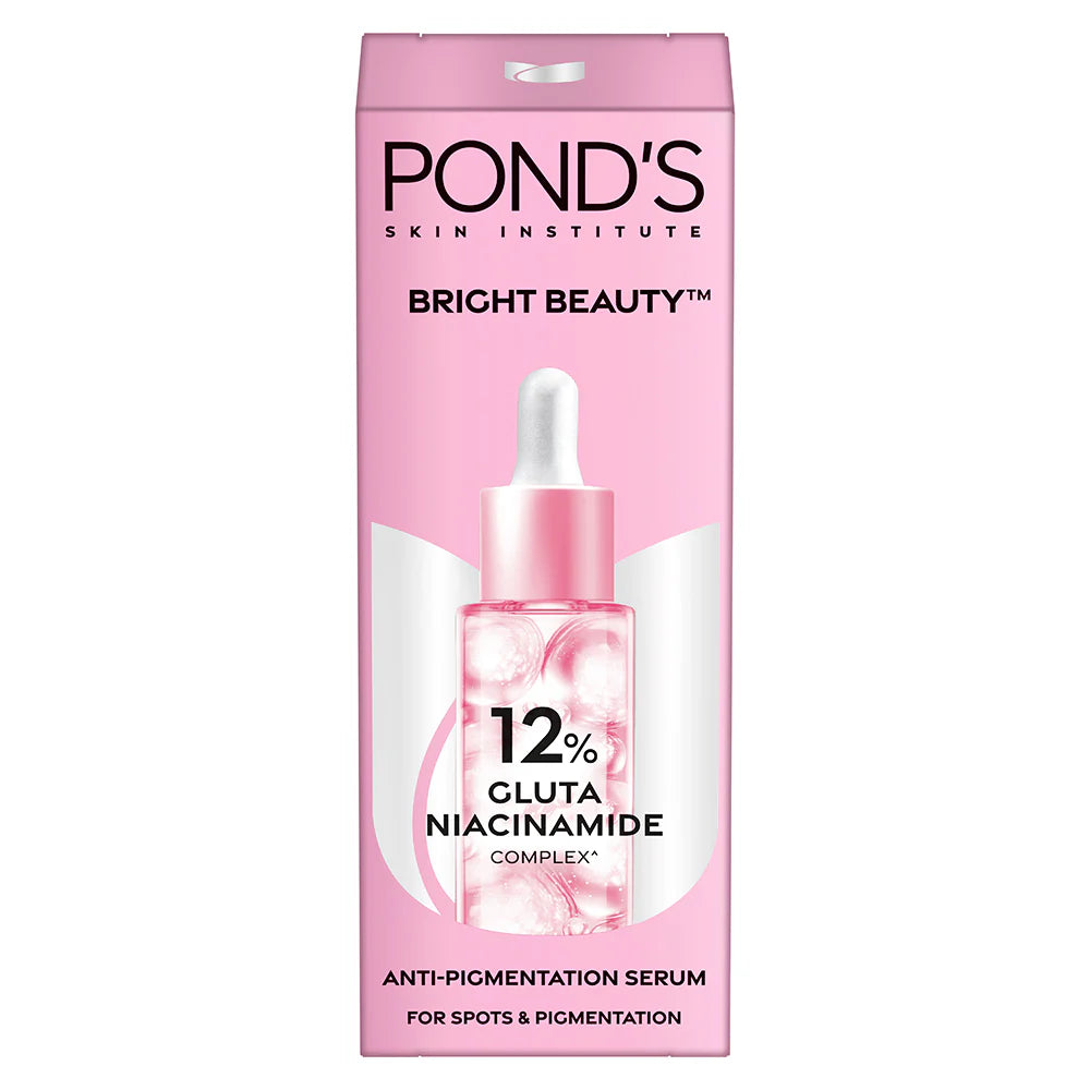 Pond's Bright Beauty anti-pigmentation serum box, 12% gluta niacinamide complex, 14 ml