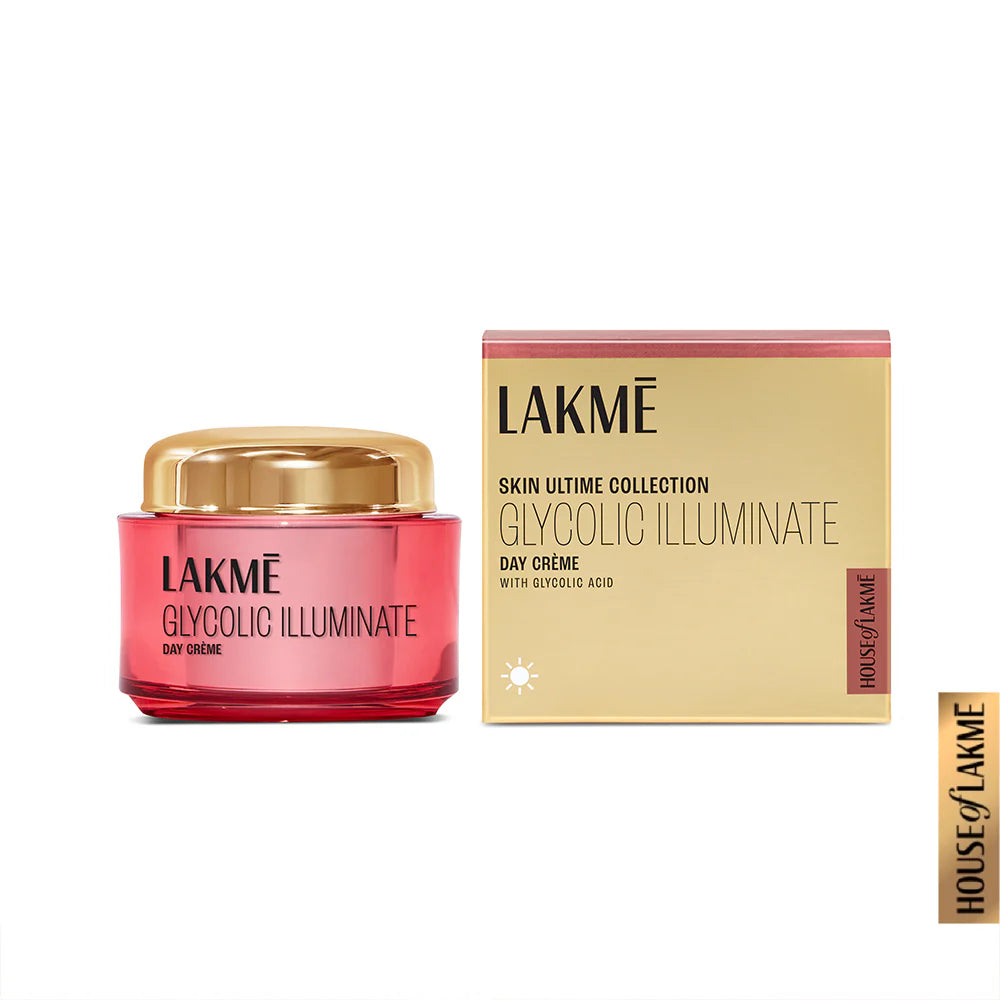 Lakme Glycolic Illuminate Day Creme With Glycolic Acid For Radiant & Even Tone Skin 50g