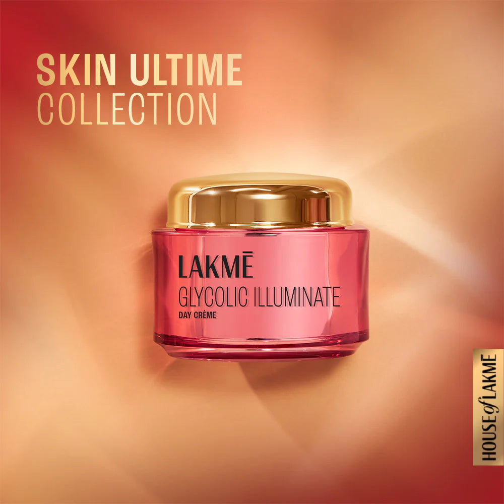 Lakme Glycolic Illuminate Day Creme With Glycolic Acid For Radiant & Even Tone Skin 50g