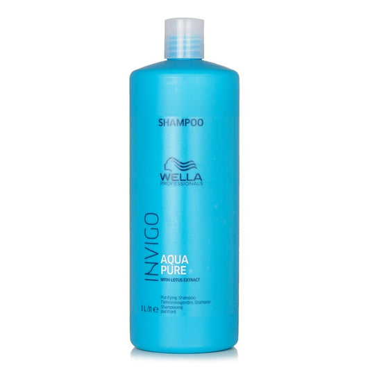 Wella Professionals Invigo Aqua Pure Purifying Shampoo 1000ml - Kess Hair and Beauty