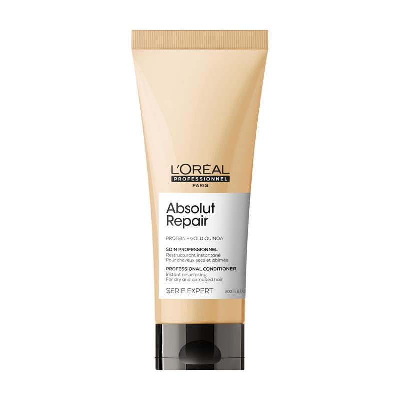 L'Oreal Professionnel Absolut Repair conditioner tube, beige with black cap, 200 ml