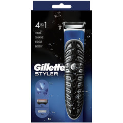 Gillette - Fusion Proglide 4-in-1 Styler for Shaving, Beard-Shaping & Body Hair Trimming