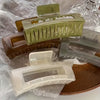 Elegant Rectangular Hair Claw Clips 1Pc