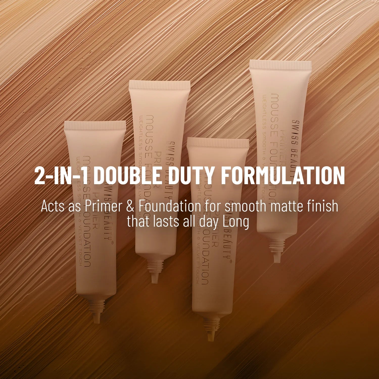 Swiss Beauty Primer Mousse foundation Shade No. 02 Rose-Blush
