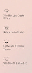 Swiss Beauty - 3-in-1 Lip and Cheek Cream N' Tint Coral Candy