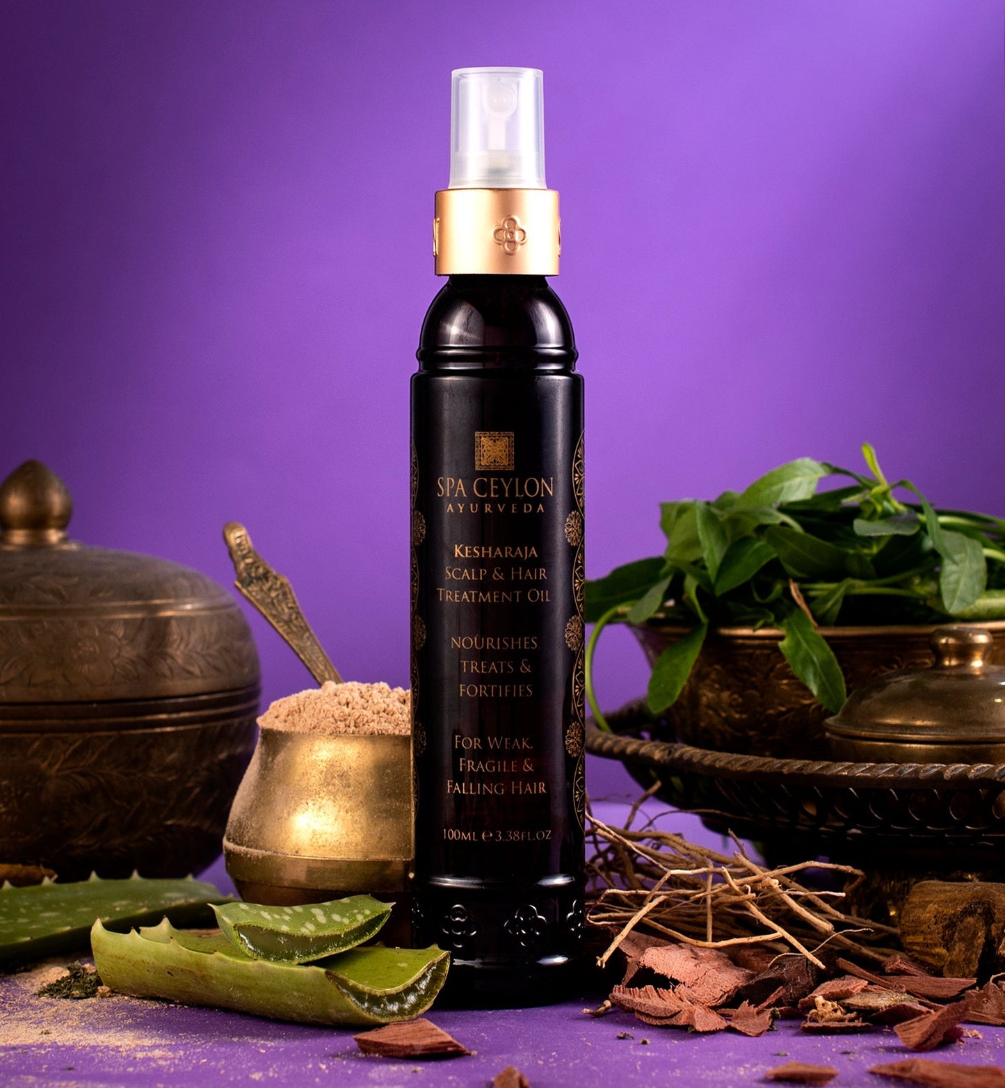 Kesharaja -Scalp & Hair Treatment Oil 100ml - Strengthening Hair Fall - Kess Hair and Beauty