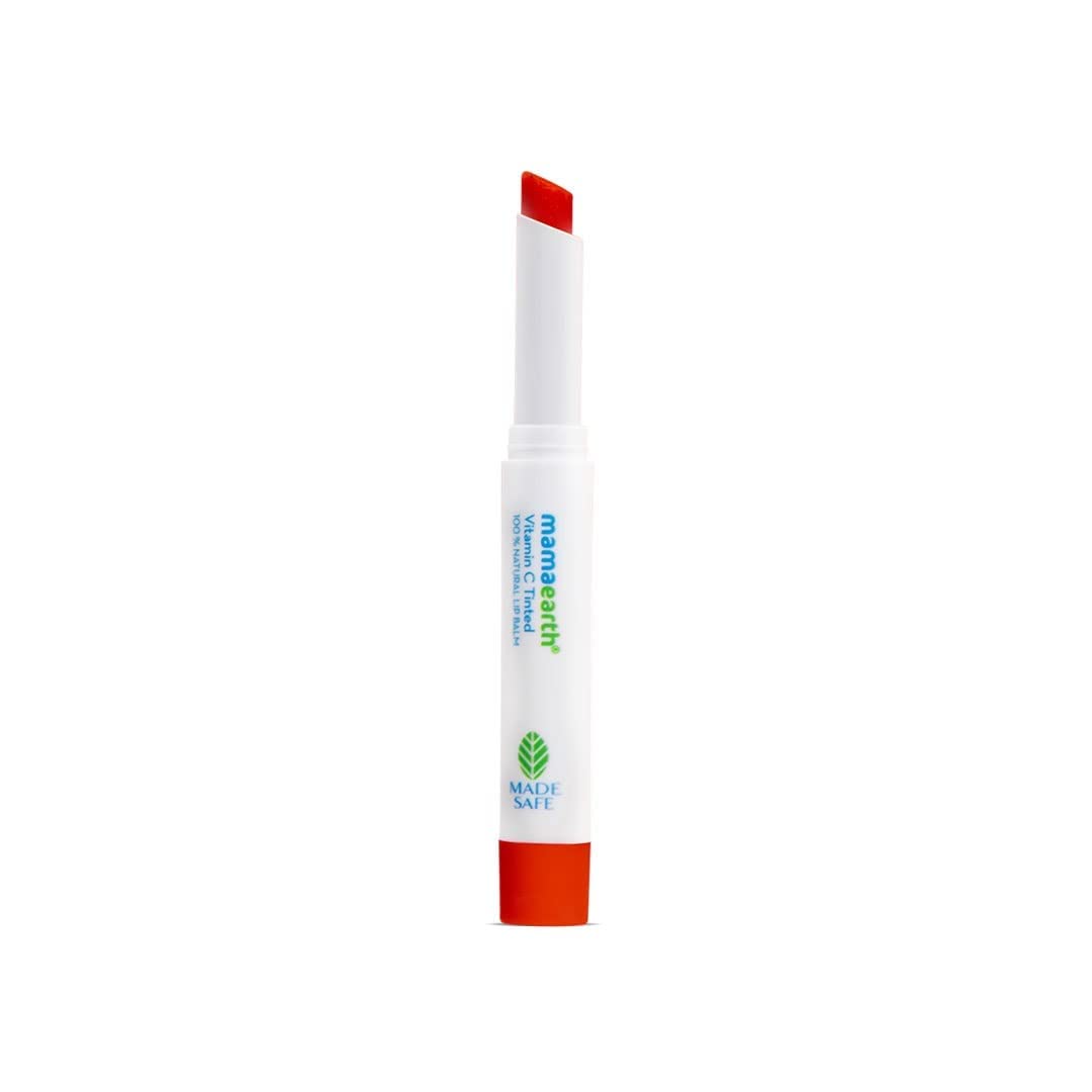 Mamaearth - Vitamin C Tinted 100% Natural Lip Balm with Vitamin C & Honey 2g