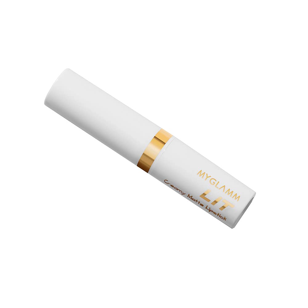 MyGlamm - Lit Creamy Matte Lipstick - French 75 3.7 g