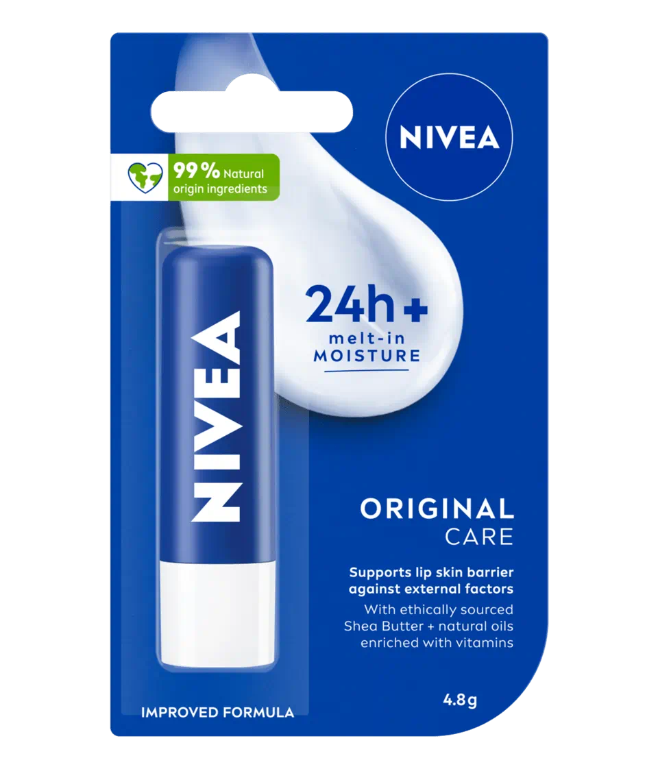 Nivea 24 Hr Melt-In Moisture Original Care Lip Balm