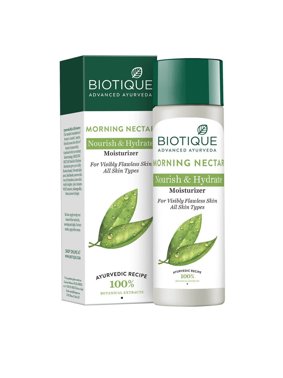 Biotique - Morning Nectar Nourish & Hydrate Visibly Flawless Skin Moisturizer 190ml