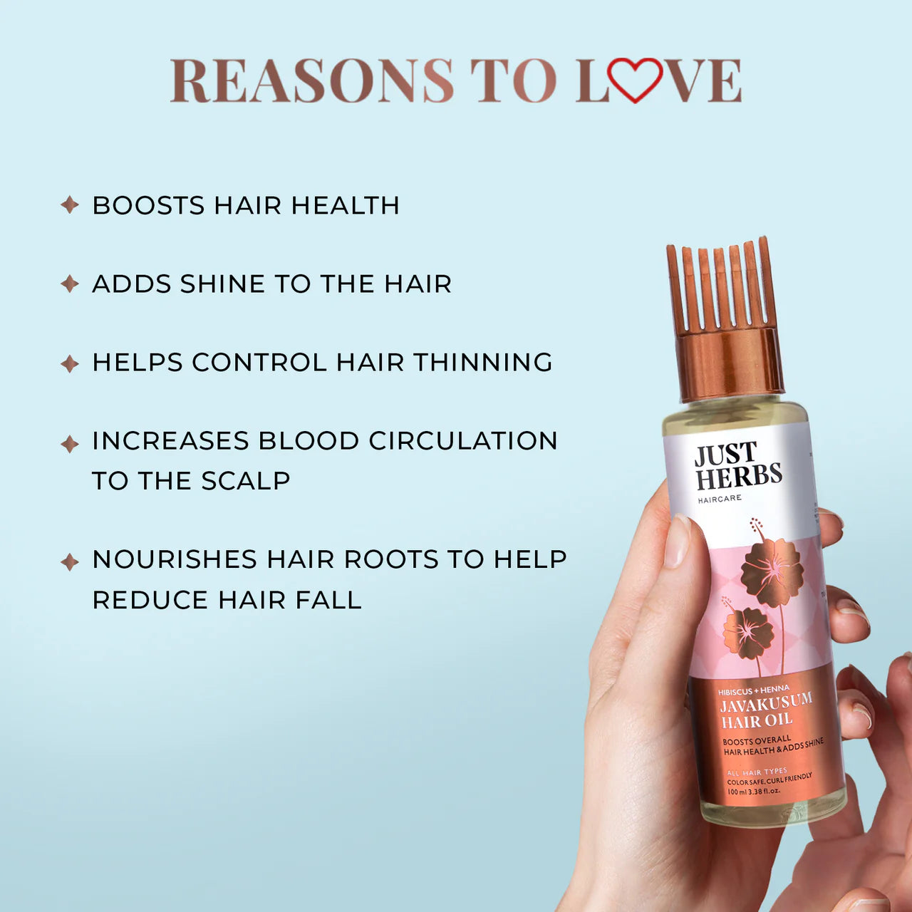 Just Herbs - Javakusum Hair Oil 100ml