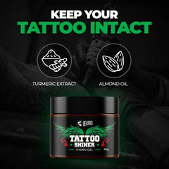 Beardo - Tattoo Shiner Hydro Gel Instant shine & brightness Heals tattooed skin 50g