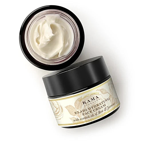 Kama Ayurveda - Eladi Hydrating Face Cream | Enriched With Vitamin C & E | Barrier Repair 50g