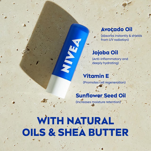 Nivea - Original Care 24H Moisture Lip Balm 4.8g