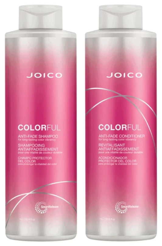 Joico Colorful Anti-Fade Shampoo & Conditioner 1 Litre Duo - Kess Hair and Beauty