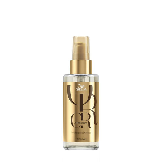 Wella Professionals smoothing oil bottle with gold pump, 100 ml