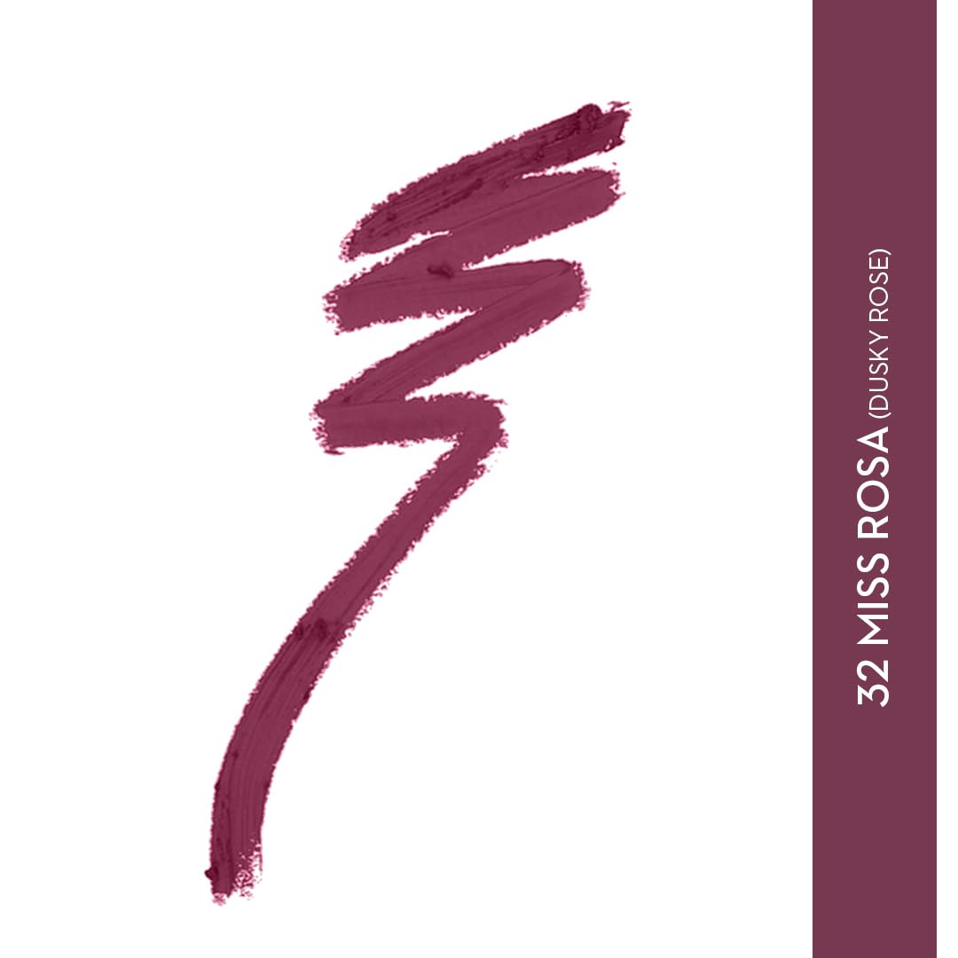 Sugar - Matte As Hell Crayon Lipstick Color: 32 Miss Rosa (Dusky Rose) | 2.8 gm