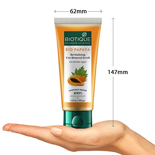 Biotique Papaya Tan Removal Brightening & Revitalizing Face Scrub 100g