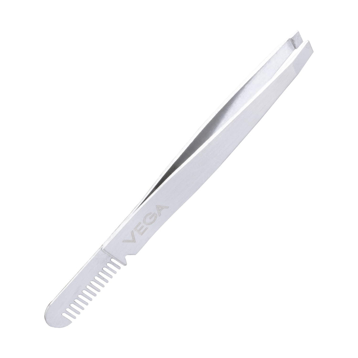 Vega - 2 In 1 Brow Groomer & Tweezer - TWE-01