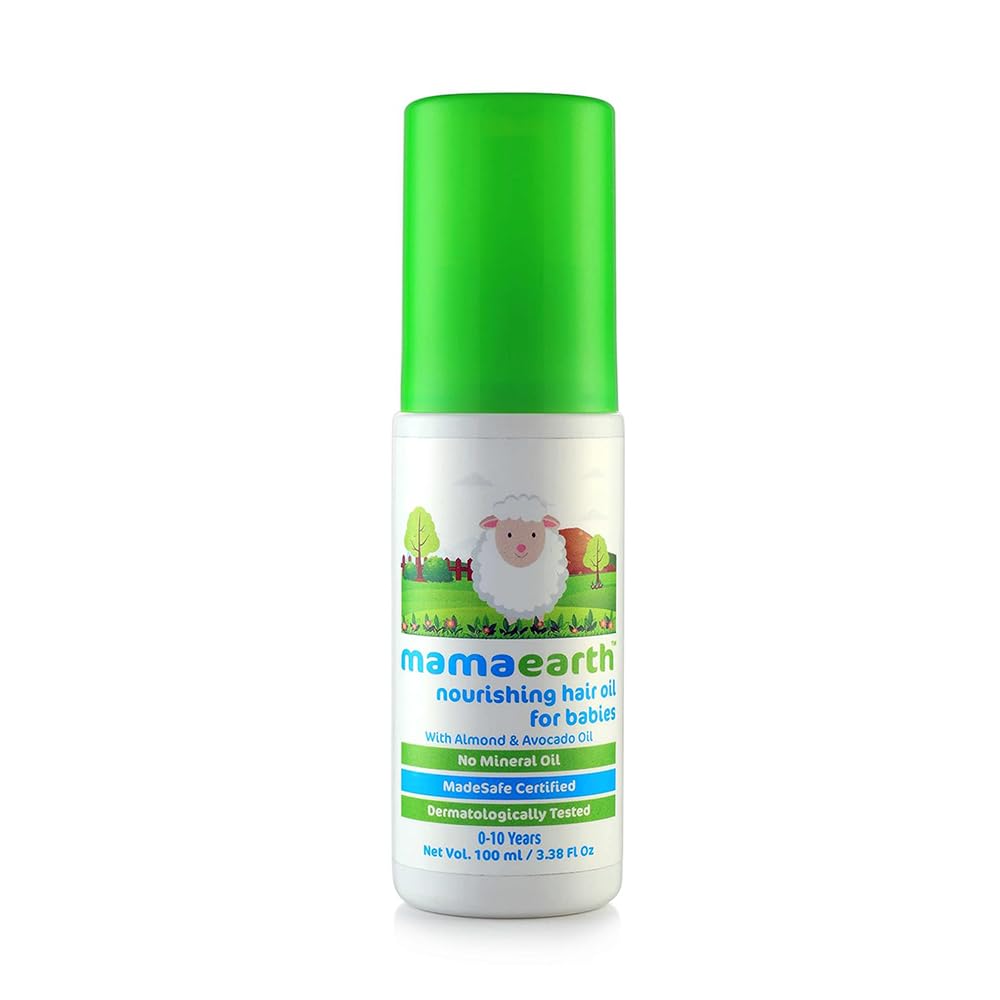 Mamaearth - Milky soft Nourishing Baby Hair Oil with Almond and Avocado 100ml