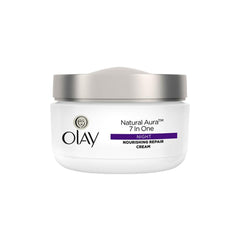 Olay Natural Aura Night Cream for Healthy Glow with Vitamin B3, Pro B5 & E - 50g