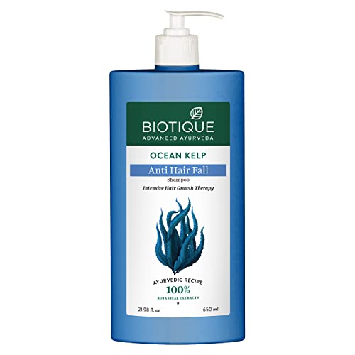 Biotique Ocean Kelp Anti-Hair Fall Shampoo for Intensive Hair Growth Therapy 650 ml