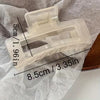 Elegant Rectangular Hair Claw Clips 1Pc