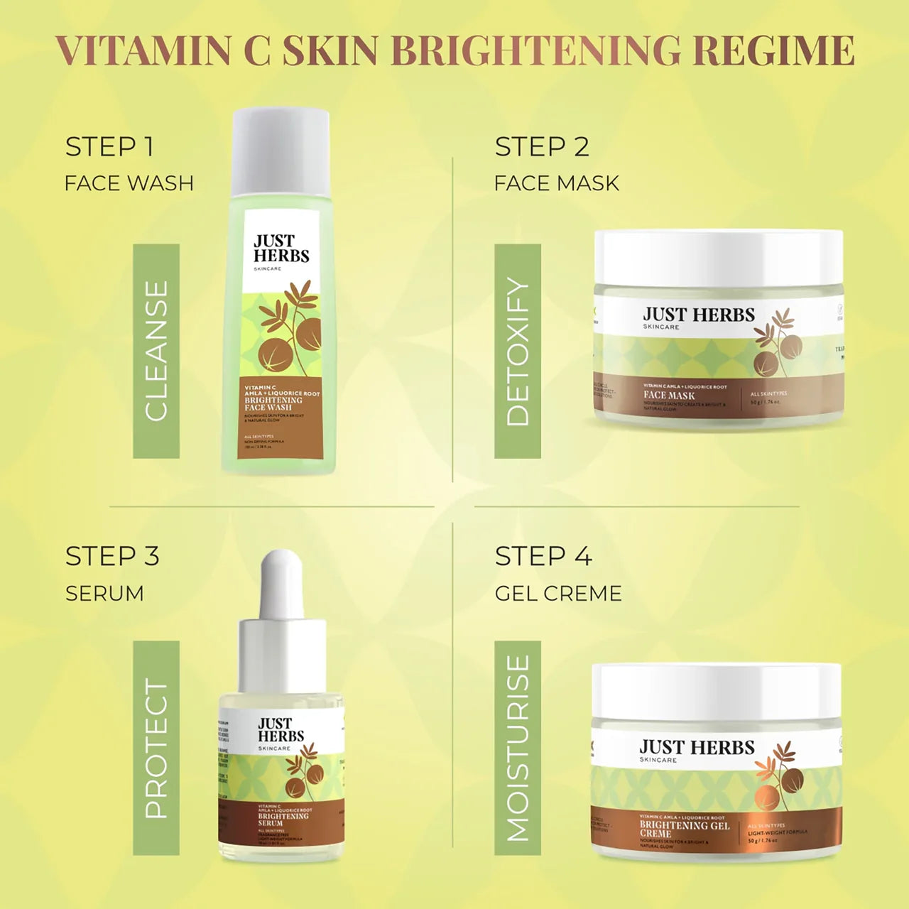 Just Herbs - Vitamin C Amla & Liquorice Root Brightening Serum 30 ml