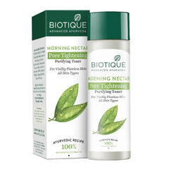Biotique - Morning Nectar Visibly Flawless Pore Tightening & Purifying Toner 120ml