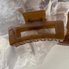 Elegant Rectangular Hair Claw Clips 1Pc