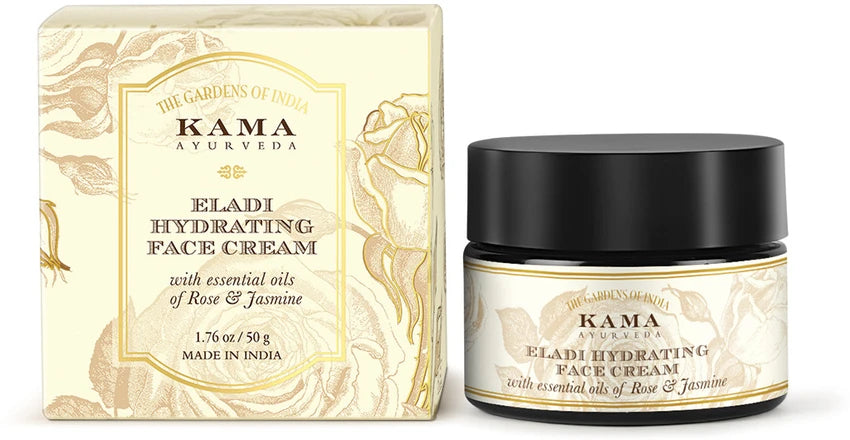 Kama Ayurveda - Eladi Hydrating Face Cream | Enriched With Vitamin C & E | Barrier Repair 50g