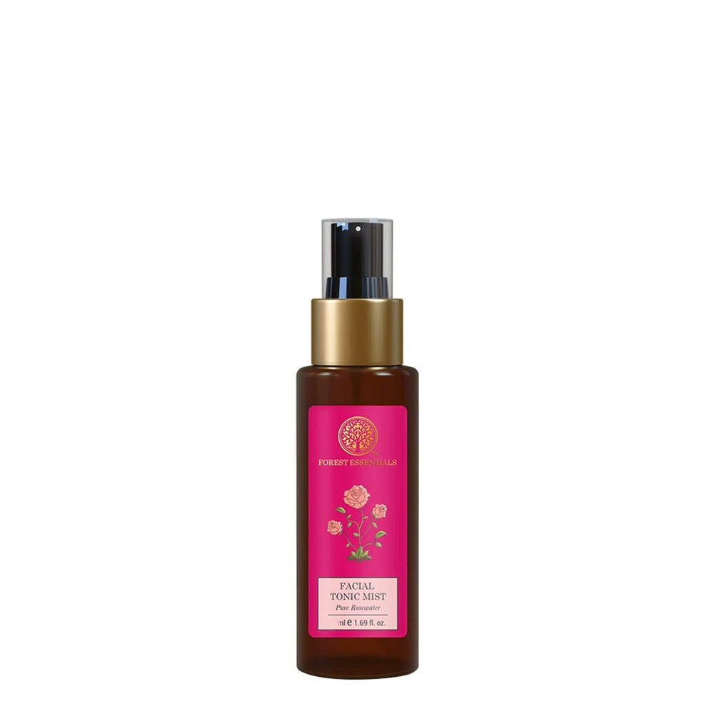 Forest Essentials Luxurious Ayurveda Pure Rosewater Paraben-Free Facial Tonic Mist - 10 ml