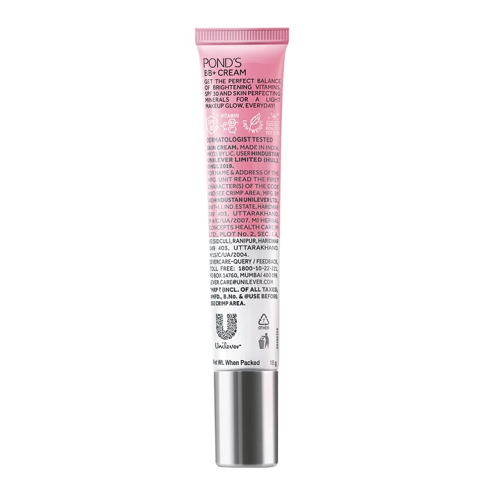 Pond's Instant Spot Coverage & Light Make-up Glow BB Cream Ivory- 18g