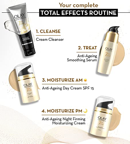 Olay Total Effects Day Cream + Olay Total Effects Night Cream - Slay All Day Pack (50 gm + 50 gm)